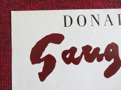 THE WOLF AT THE DOOR FOLDED US ONE SHEET POSTER DONALD SUTHERLAND 1986 Rendezvous Cinema Movie posters