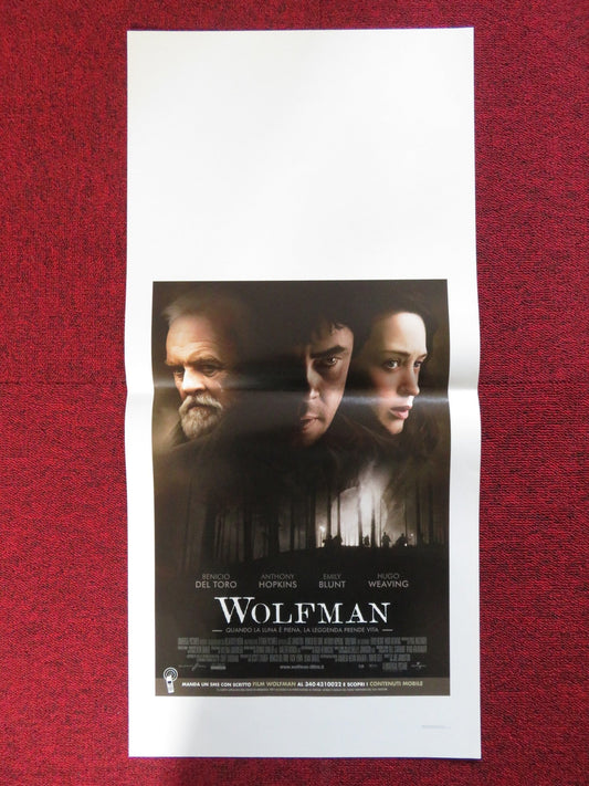 THE WOLFMAN ITALIAN LOCANDINA POSTER BENICIO DEL TORO ANTHONY HOPKINS 2010 Rendezvous Cinema Movie posters
