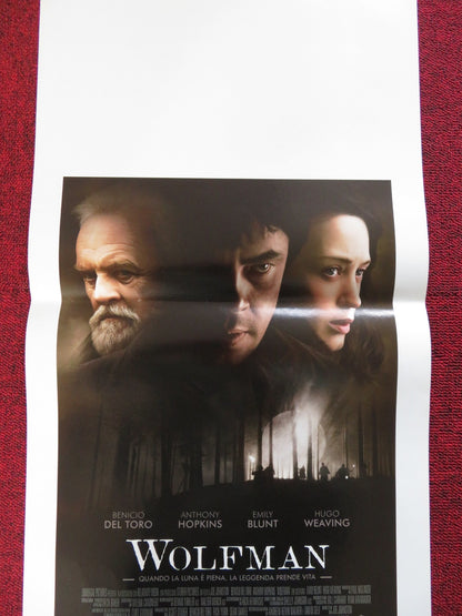 THE WOLFMAN ITALIAN LOCANDINA POSTER BENICIO DEL TORO ANTHONY HOPKINS 2010 Rendezvous Cinema Movie posters