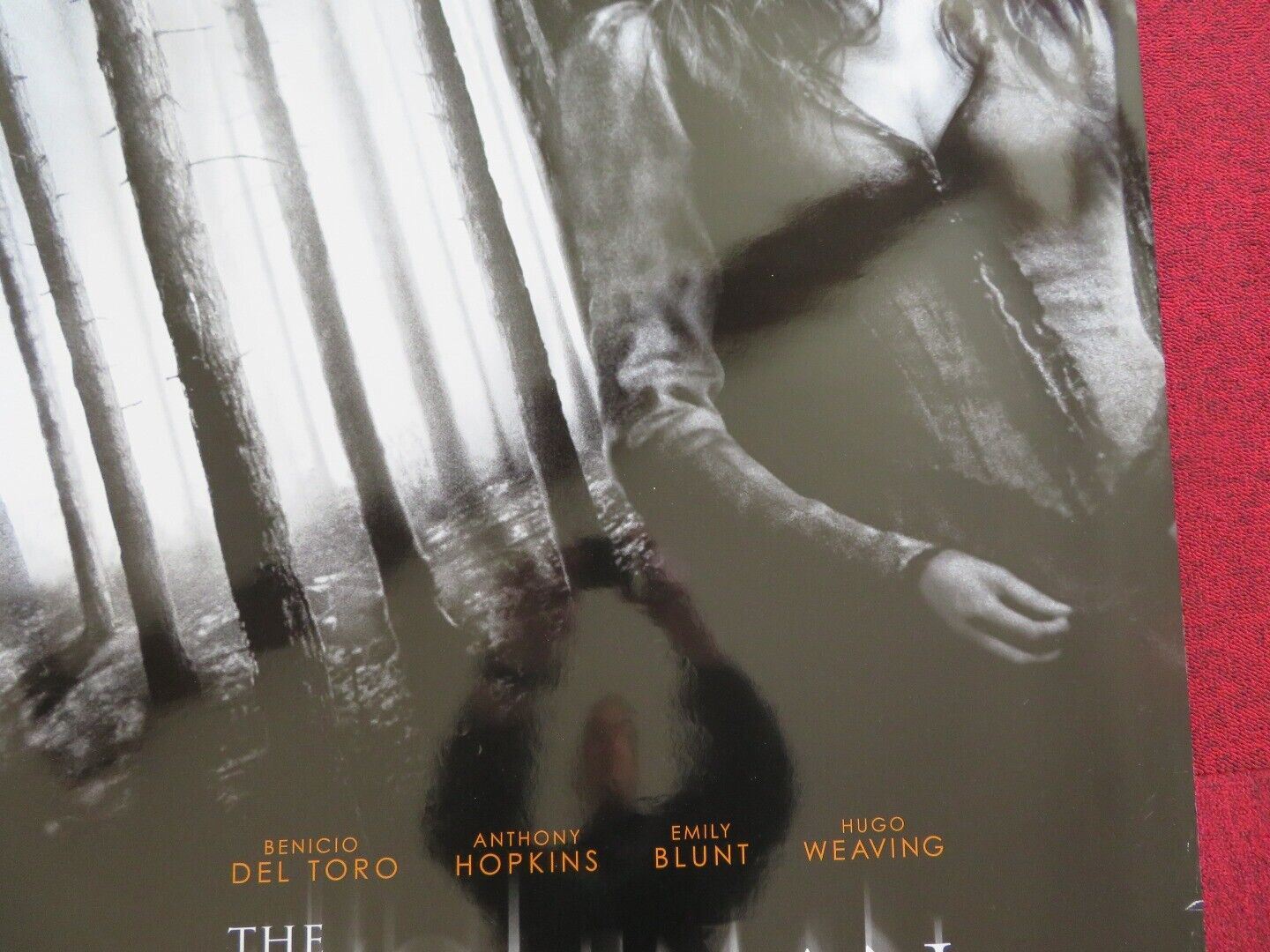 THE WOLFMAN US ONE SHEET ROLLED POSTER ANTHONY HOPKINS EMMILY BLUNT 2010 Movie posters