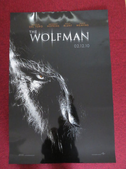 THE WOLFMAN US ONE SHEET ROLLED POSTER BENICIO DEL TORO ANTHONY HOPKINS 2010 Rendezvous Cinema Movie posters