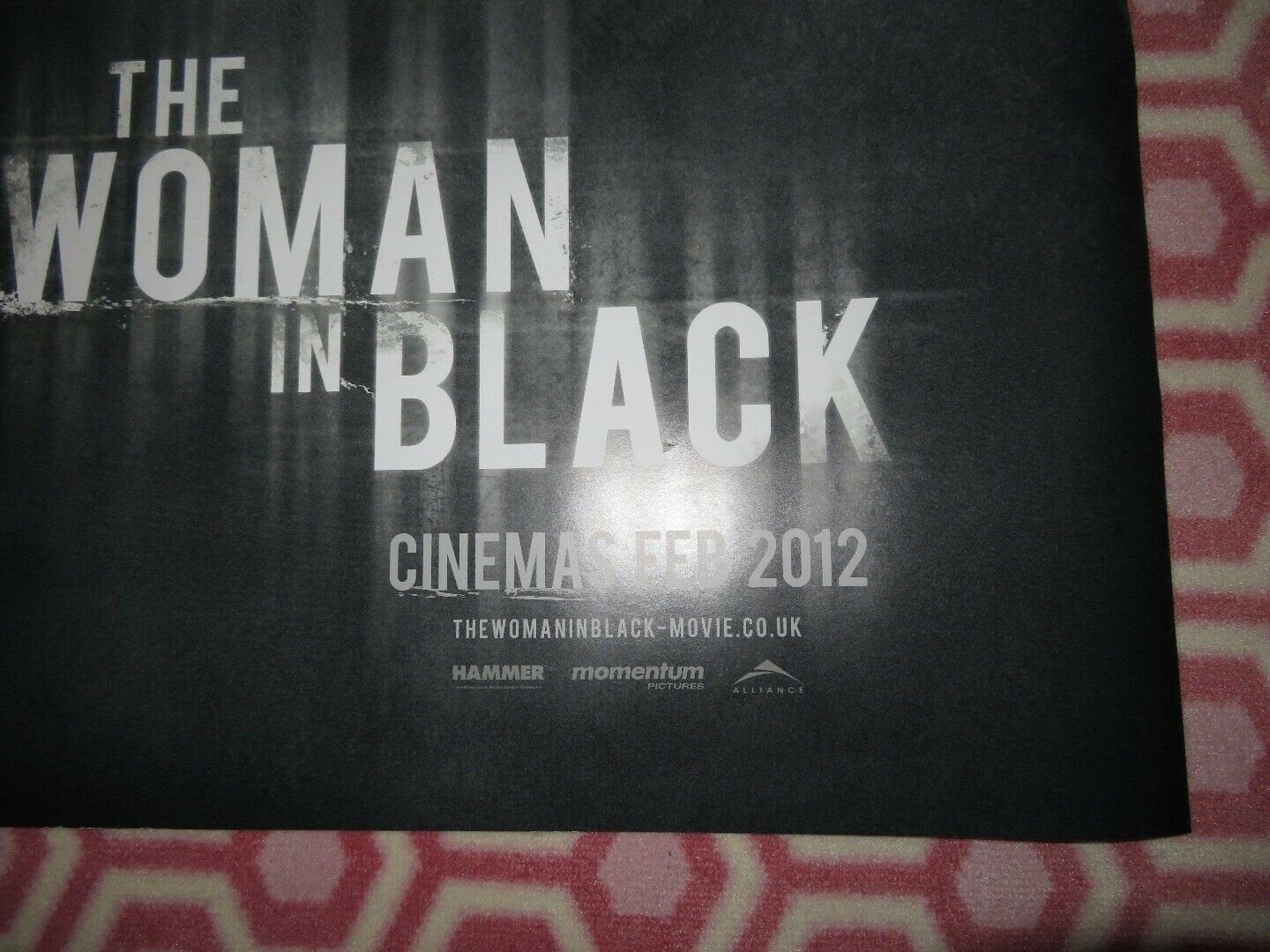 THE WOMAN IN BLACK QUAD (30"x 40") ROLLED POSTER DANIEL RADCLIFFE 2012 Movie posters