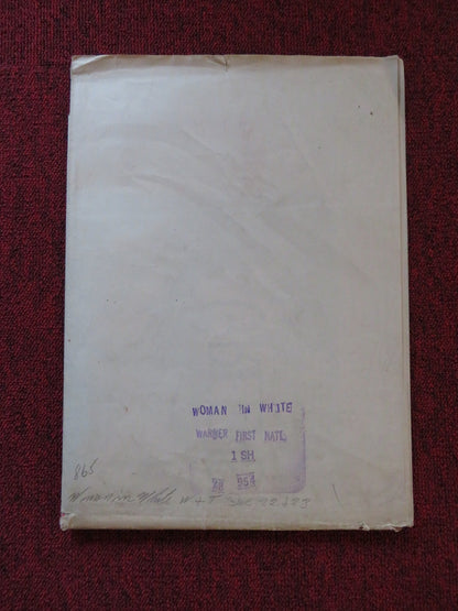 THE WOMAN IN WHITE FOLDED US ONE SHEET POSTER ELEANOR PARKER ALEXIS SMITH 1948 Rendezvous Cinema Movie posters