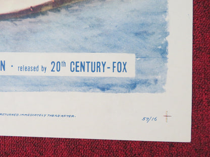 THE WOMEN OF PITCAIRN ISLAND FOLDED US ONE SHEET POSTER JAMES CRAIG 1957 Rendezvous Cinema Movie posters