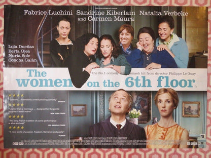 THE WOMEN ON THE 6TH FLOOR QUAD (27"x 39.5") ROLLED POSTER FABRICE LUCHINI 2010 Movie posters