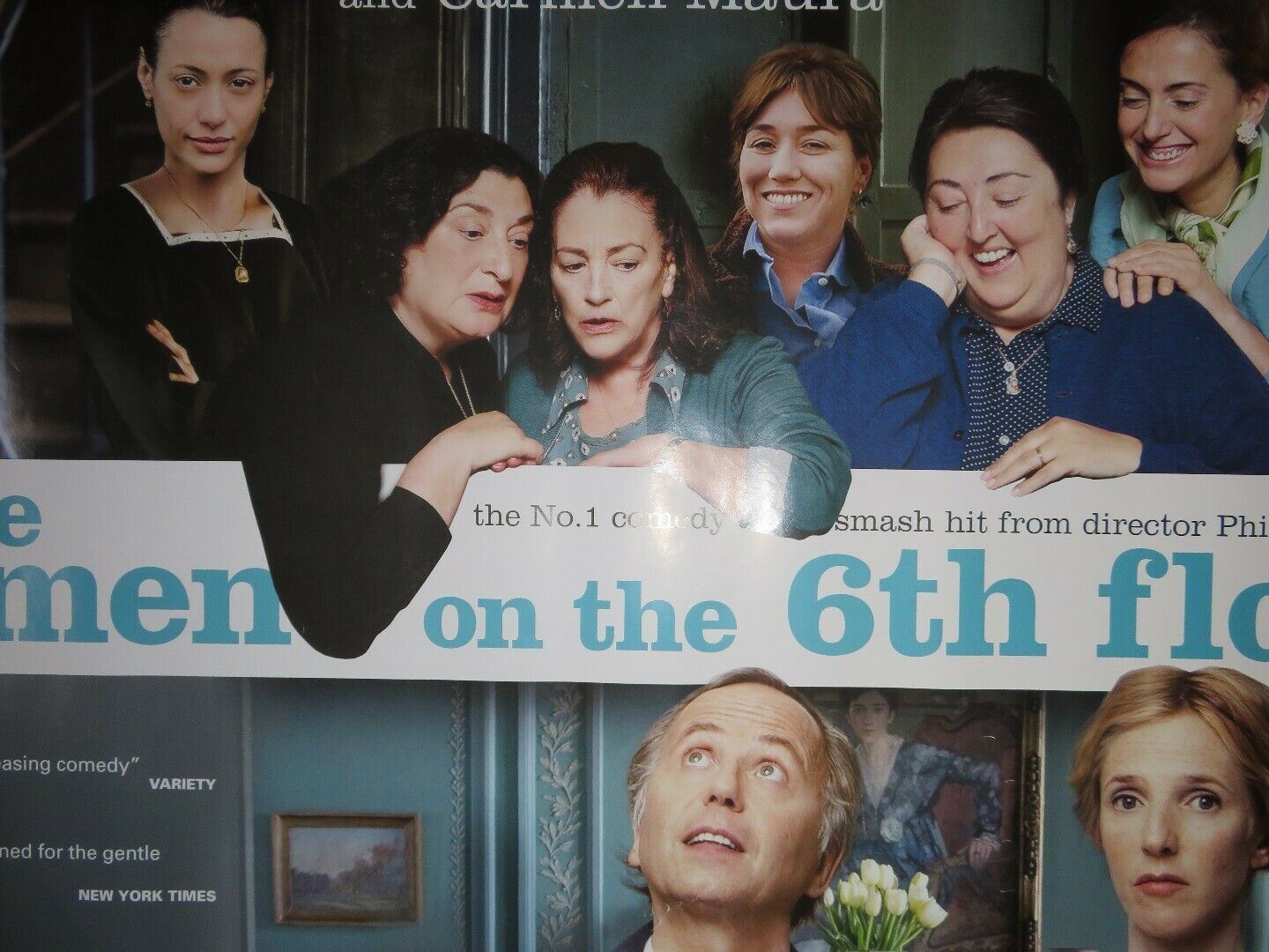 THE WOMEN ON THE 6TH FLOOR QUAD (27"x 39.5") ROLLED POSTER FABRICE LUCHINI 2010 Movie posters
