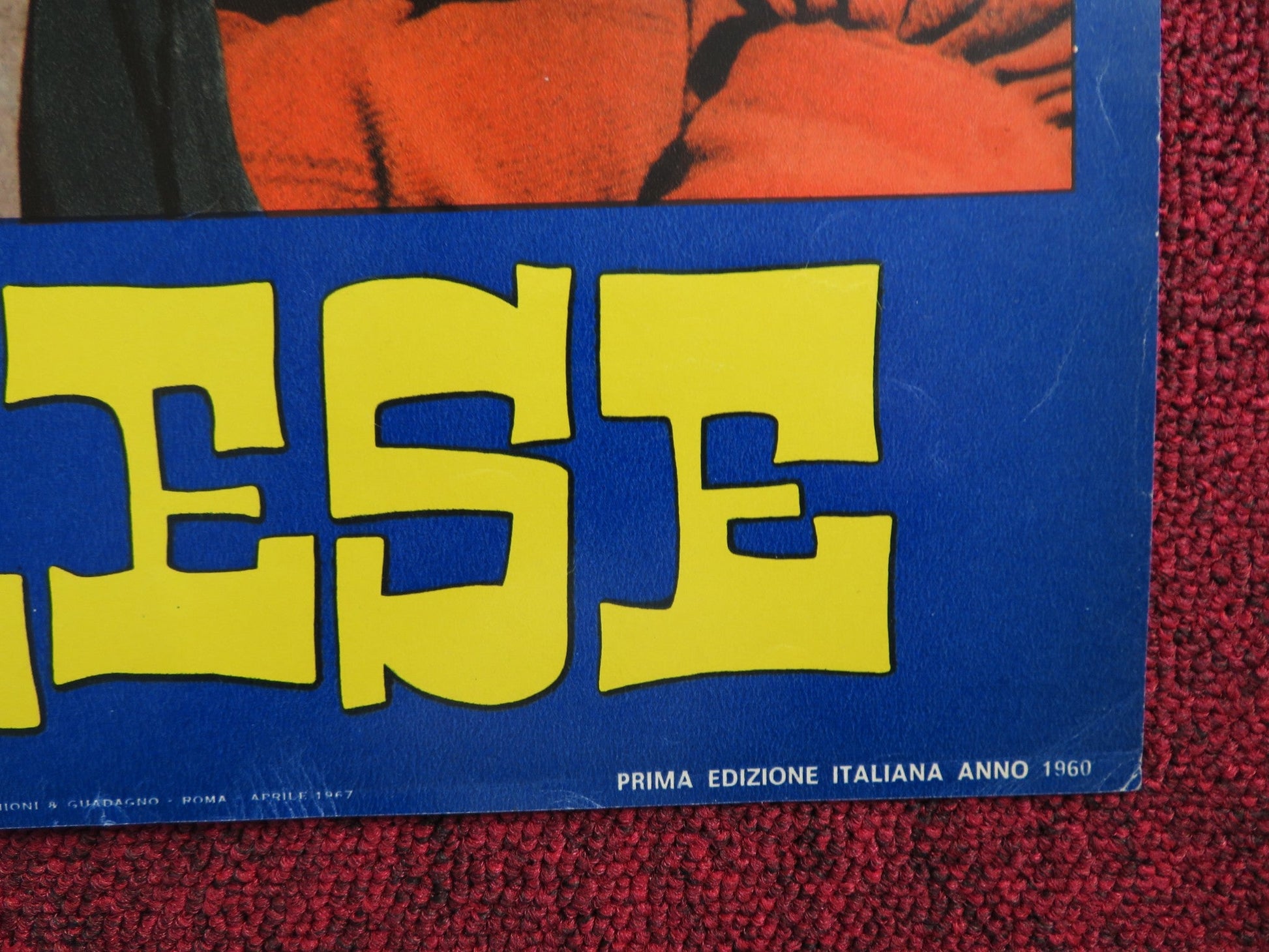 THE WONDERFUL COUNTRY - A ITALIAN FOTOBUSTA POSTER ROBERT MITCHUM LONDON 1960 Rendezvous Cinema Movie posters