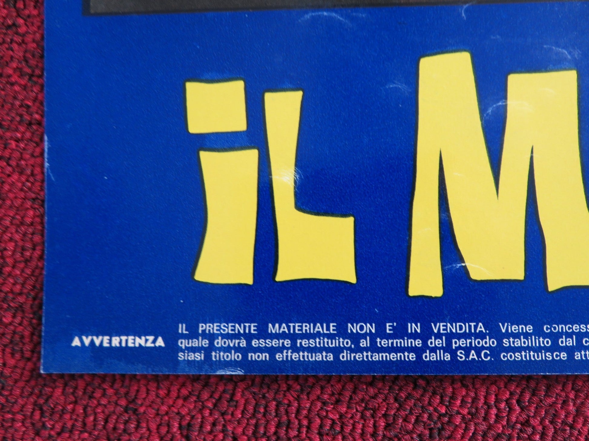 THE WONDERFUL COUNTRY - B ITALIAN FOTOBUSTA POSTER ROBERT MITCHUM LONDON 1960 Rendezvous Cinema Movie posters