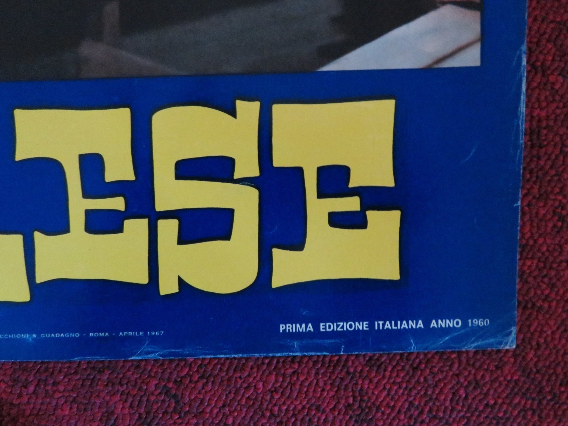 THE WONDERFUL COUNTRY - C ITALIAN FOTOBUSTA POSTER ROBERT MITCHUM LONDON 1960 Rendezvous Cinema Movie posters