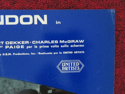 THE WONDERFUL COUNTRY - E ITALIAN FOTOBUSTA POSTER ROBERT MITCHUM LONDON 1960 Rendezvous Cinema Movie posters