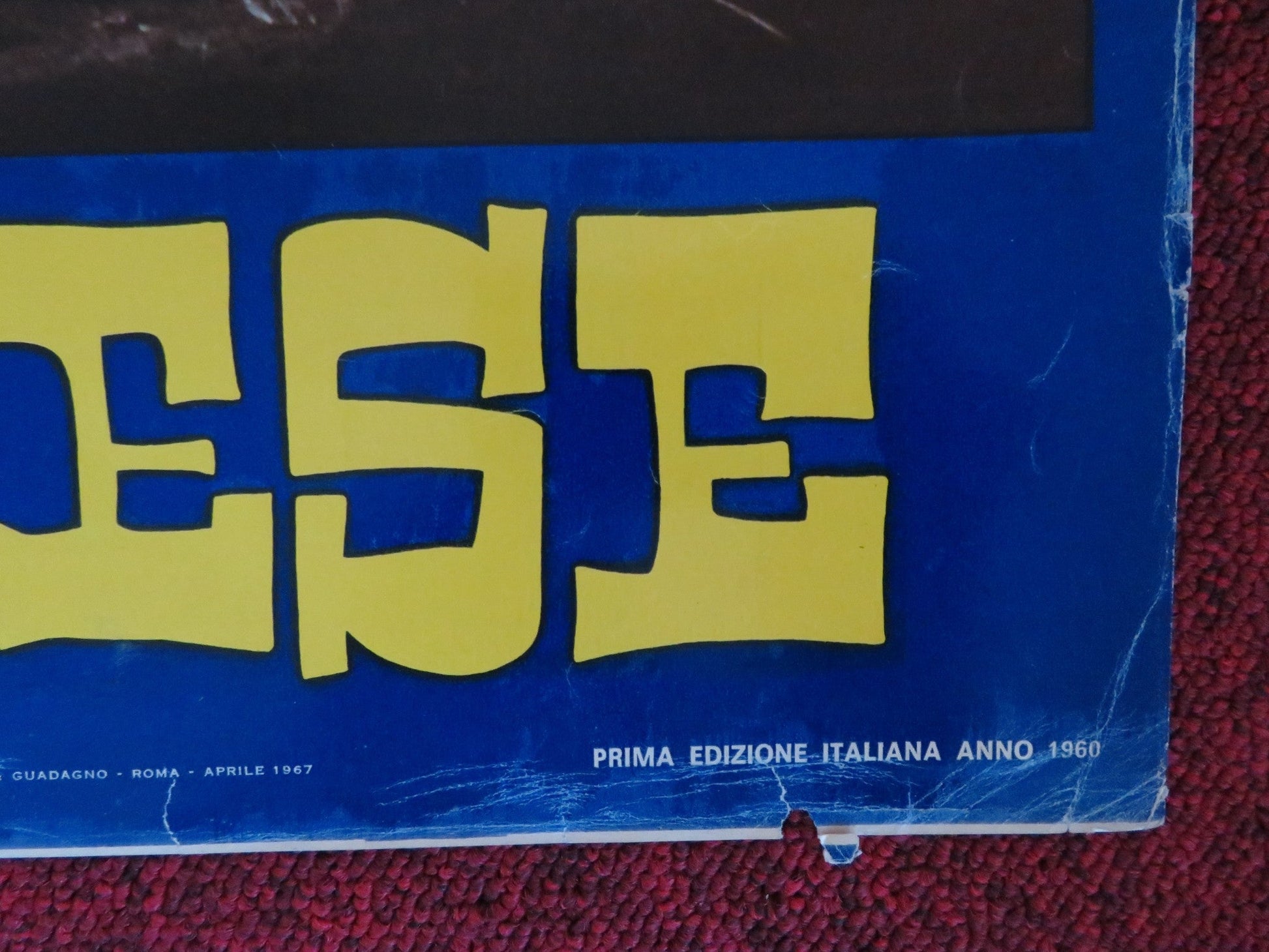 THE WONDERFUL COUNTRY - F ITALIAN FOTOBUSTA POSTER ROBERT MITCHUM LONDON 1960 Rendezvous Cinema Movie posters