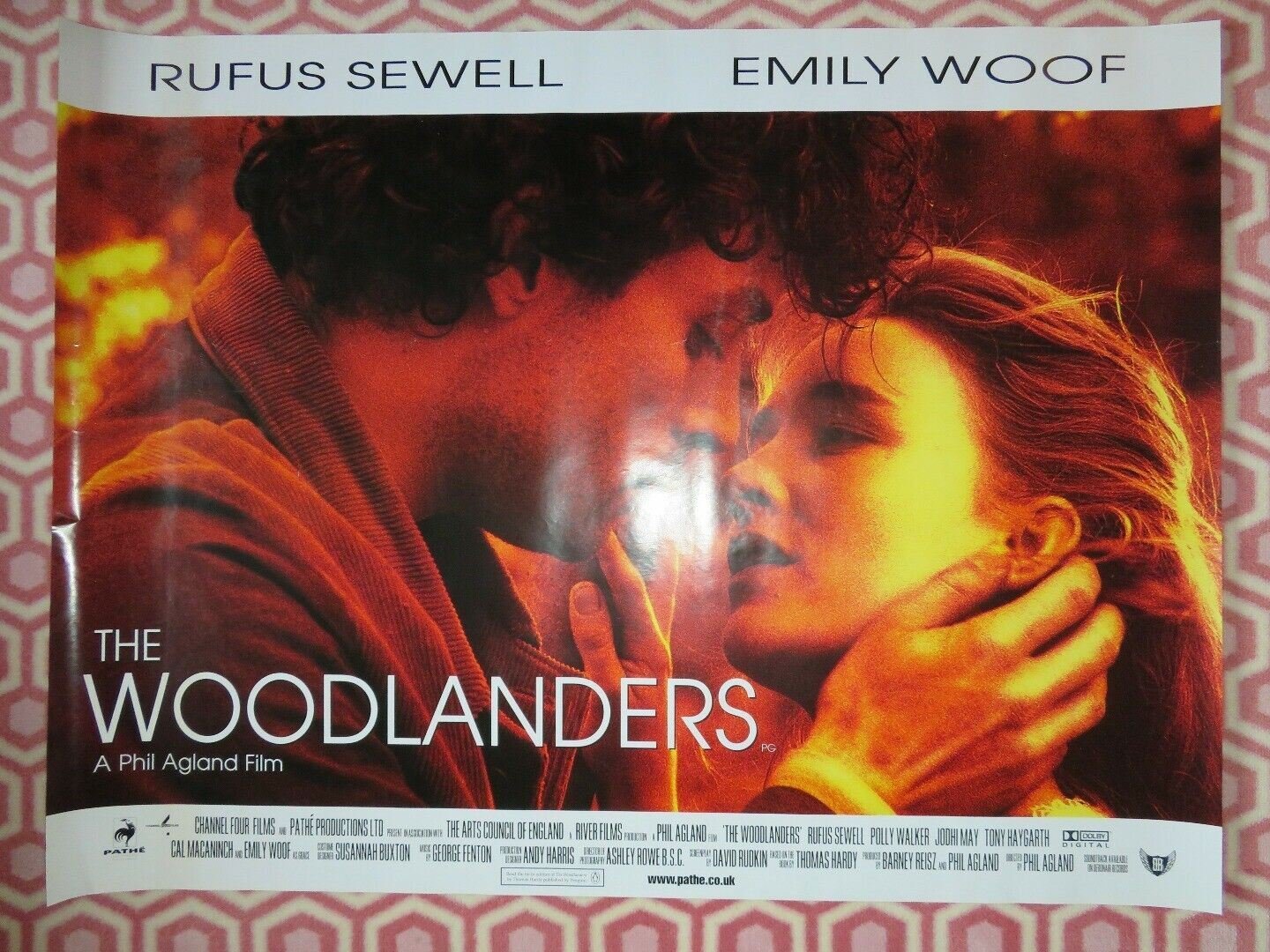 THE WOODLANDERS QUAD (30"x 40") ROLLED POSTER RUFUS SEWELL EMILY WOOF 1997 Movie posters
