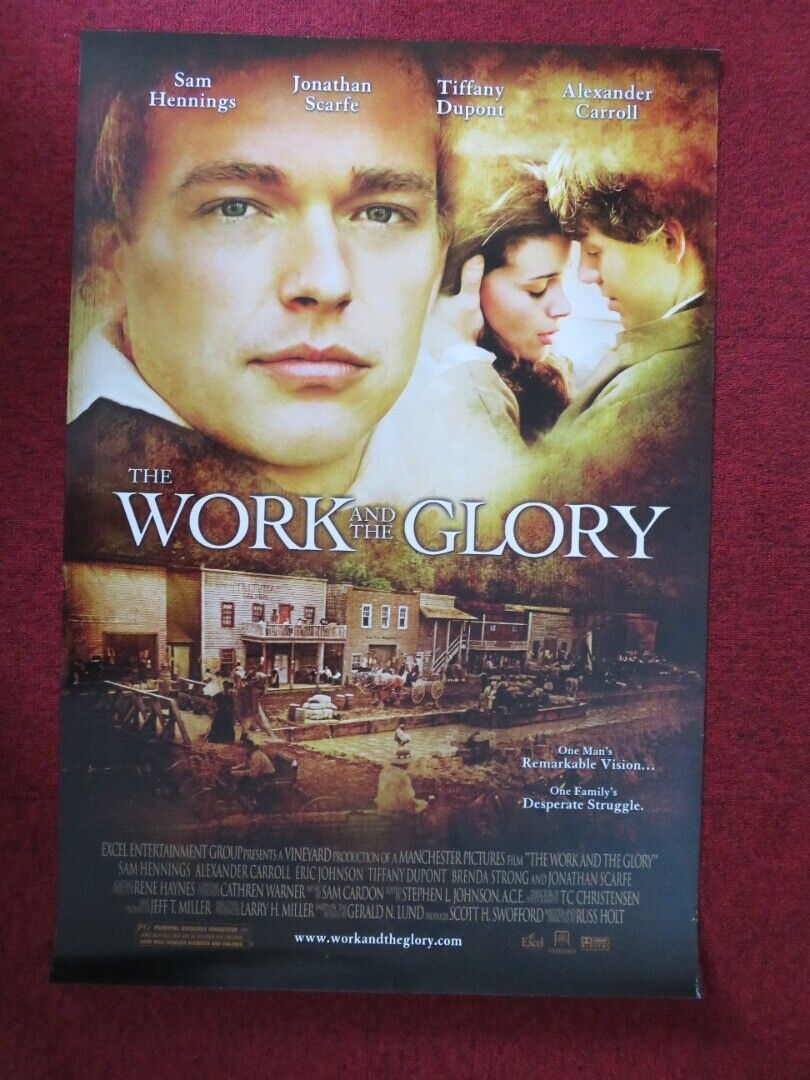 THE WORK AND THE GLORY US ONE SHEET ROLLED POSTER SAM HENNINGS 2004 Movie posters