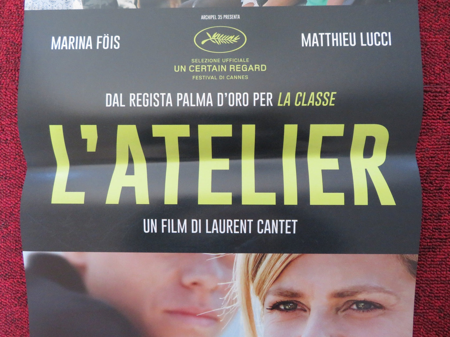 THE WORKSHOP ITALIAN LOCANDINA POSTER MARINA FOIS MATTHIEU LUCCI 2017 Rendezvous Cinema Movie posters