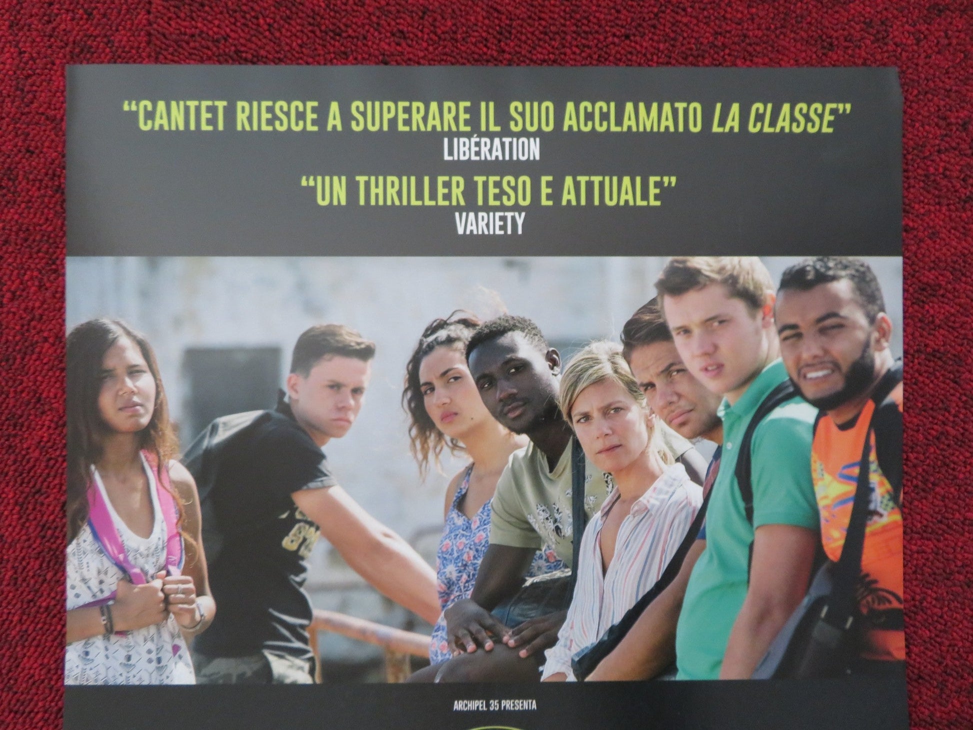 THE WORKSHOP ITALIAN LOCANDINA POSTER MARINA FOIS MATTHIEU LUCCI 2017 Rendezvous Cinema Movie posters