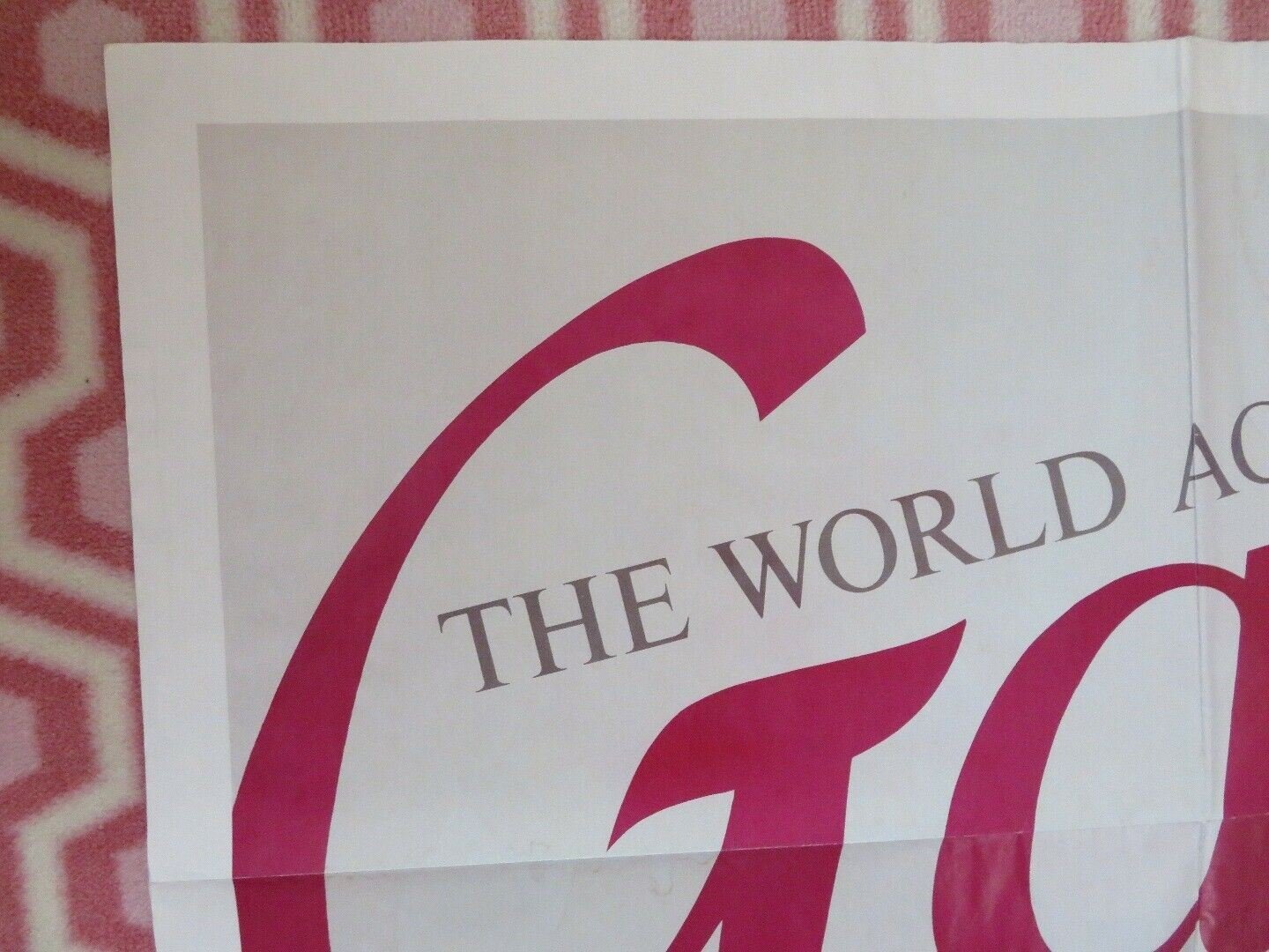 THE WORLD ACCORDING TO GARP US ONE SHEET POSTER MARY BETH HURT GLENN CLOSE 1982 Movie posters