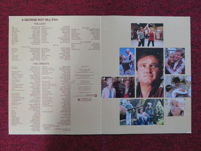 THE WORLD ACCORDING TO GARP US SCREENING PROGRAM ROBIN WILLIAMS GLENN CLOSE 1982 Rendezvous Cinema Movie posters