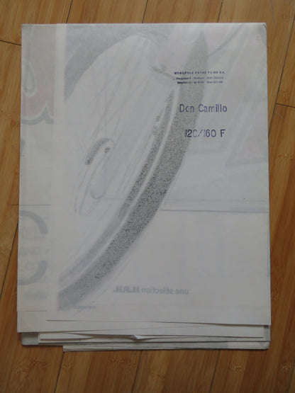 THE WORLD OF DON CAMILLO FRENCH GRANDE POSTER TERENCE HILL COLIN BLAKELY 1984 Rendezvous Cinema Movie posters