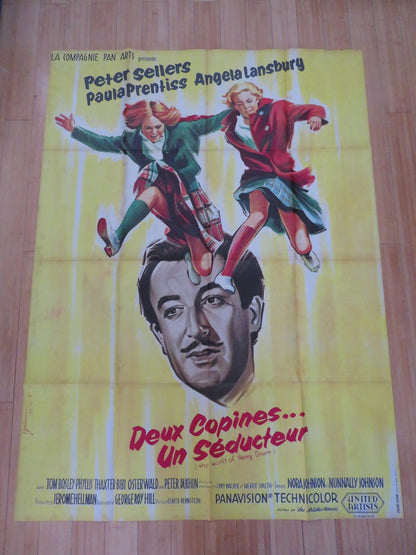 THE WORLD OF HENRY ORIENT FRENCH GRANDE POSTER PETER SELLERS A. LANSBURY 1964 Rendezvous Cinema Movie posters