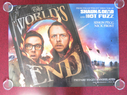 THE WORLD'S END UK QUAD (30"x 40") ROLLED POSTER SIMON PEGG NICK FROST 2013 Rendezvous Cinema Movie posters