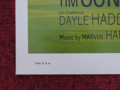 THE WORLD'S GREATEST ATHLETE FOLDED US ONE SHEET POSTER DISNEY TIM CONWAY 1974 Rendezvous Cinema Movie posters