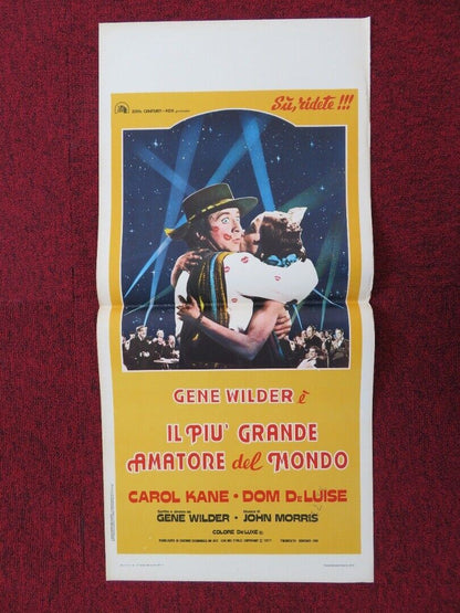 THE WORLD'S GREATEST LOVER ITALIAN LOCANDINA (27.5"x13") POSTER G WILDER 1978 - Rendezvous Cinema