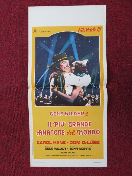 THE WORLD'S GREATEST LOVER ITALIAN LOCANDINA (27.5"x13") POSTER G WILDER 1978 - Rendezvous Cinema
