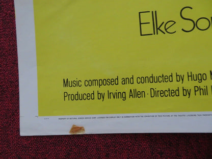 THE WRECKING CREW FOLDED US ONE SHEET POSTER DEAN MARTIN ELKE SOMMER 1968 Movie posters