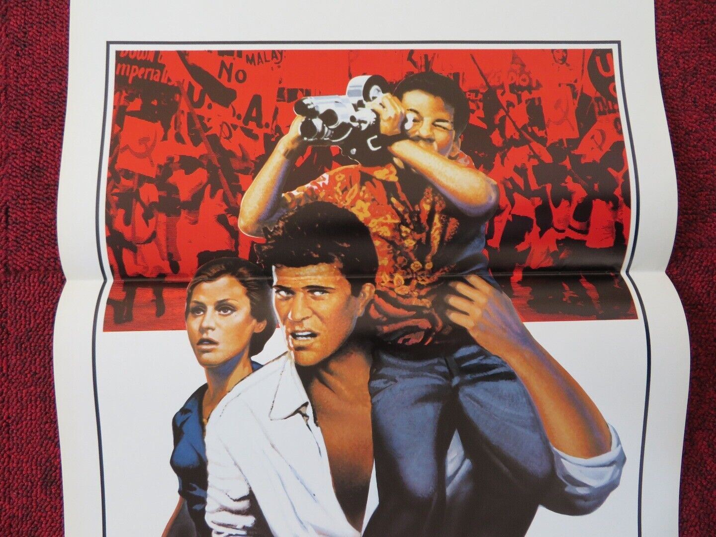 THE YEAR OF LIVING DANGEROUSLY ITALIAN LOCANDINA (27.5"x13") POSTER M GIBSON '82 - Rendezvous Cinema