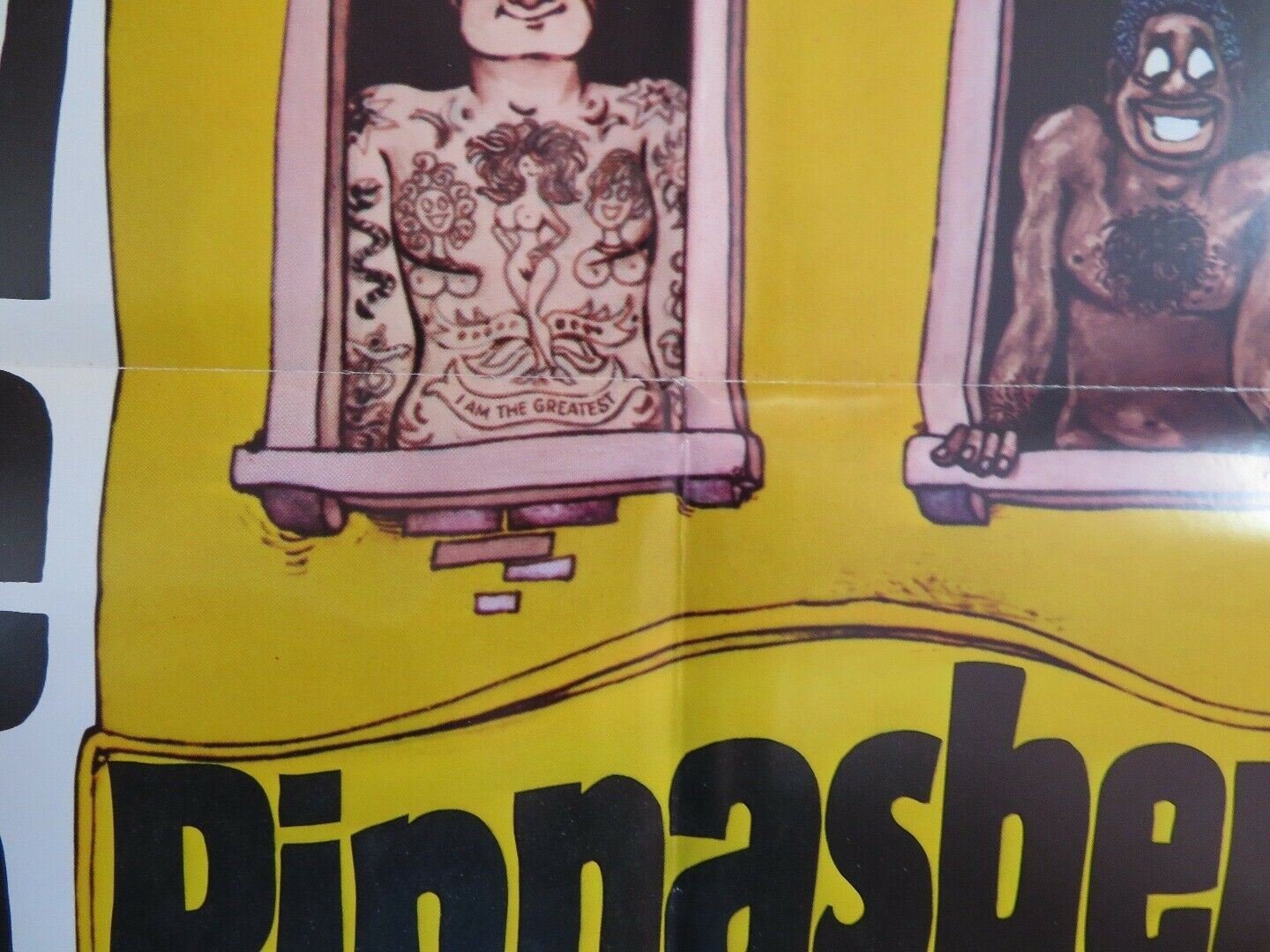 THE YELLOW HOUSE ON PINNASBERG ONE SHEET (27"x 41") POSTER EDDIE ARENT 1970 Movie posters