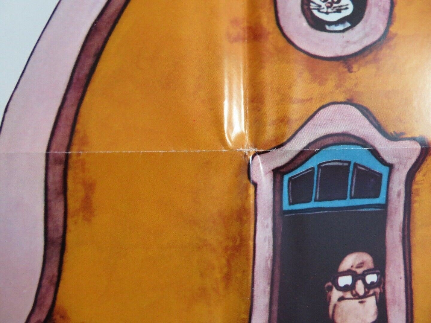THE YELLOW HOUSE ON PINNASBERG ONE SHEET (27"x 41") POSTER EDDIE ARENT 1970 Movie posters
