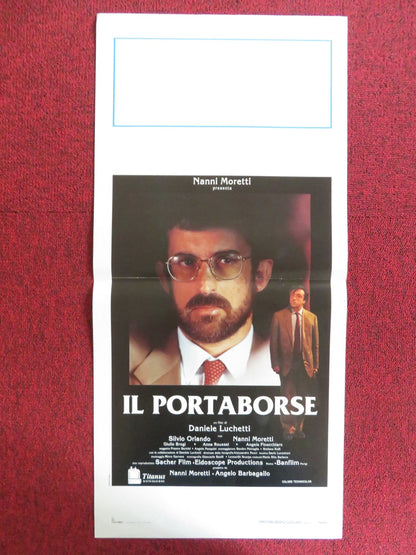 THE YES MAN ITALIAN LOCANDINA POSTER SILVIO ORLANDO NANNI MORETTI 1991 Rendezvous Cinema Movie posters