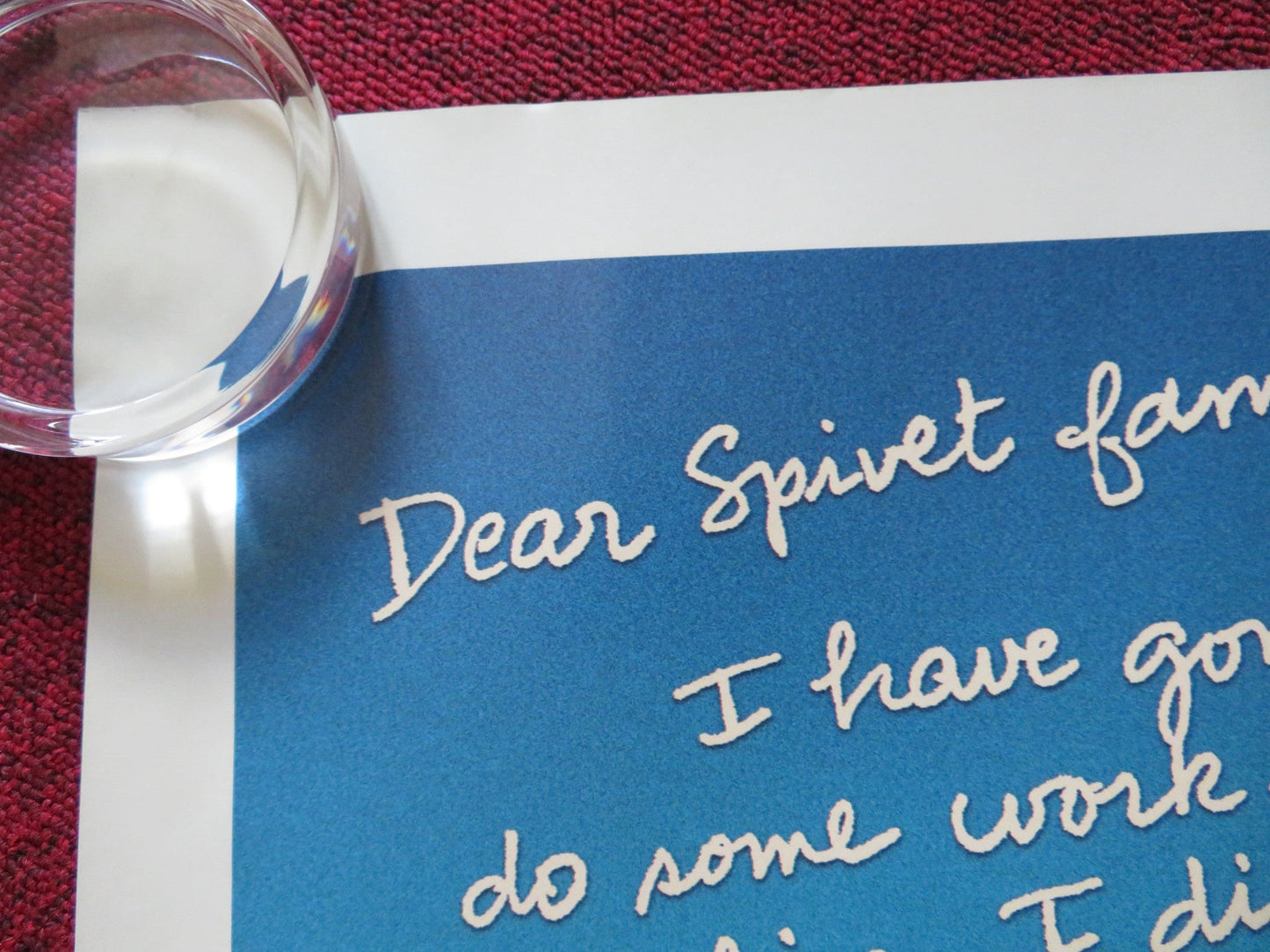 THE YOUNG AND PRODIGIOUS T.S. SPIVET UK QUAD (30"x 40") ROLLED POSTER 2013 Rendezvous Cinema Movie posters