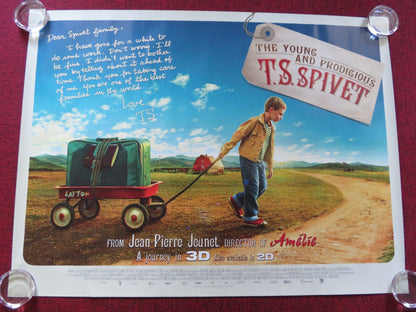 THE YOUNG AND PRODIGIOUS T.S. SPIVET UK QUAD (30"x 40") ROLLED POSTER 2013 Rendezvous Cinema Movie posters