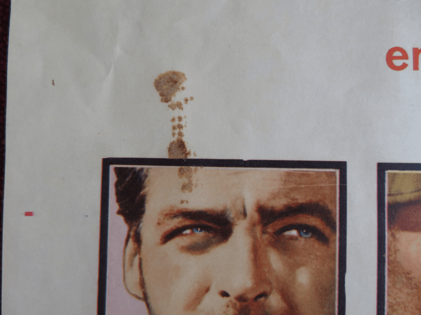 THE YOUNG AND THE BRAVE US HALF SHEET (22"x 28") POSTER RORY CALHOUN 1963 Rendezvous Cinema Movie posters