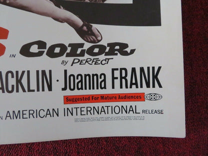 THE YOUNG ANIMALS US HALF SHEET (22"x 28") POSTER TOM NARDINI 1968 Rendezvous Cinema Movie posters