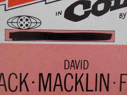 THE YOUNG ANIMALS US INSERT (14"x 36") POSTER TOM NARDINI PATTY MCCORMACK 1968 Rendezvous Cinema Movie posters