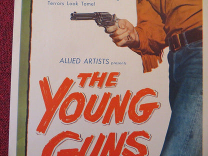 THE YOUNG GUNS US INSERT (14"x 36") POSTER RUSS TAMBLYN GLORIA TALBOTT 1956 Movie posters