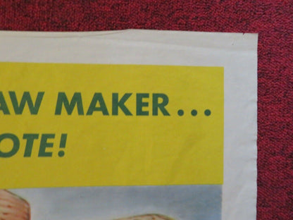 THE YOUNG LAND FOLDED US ONE SHEET POSTER PAT WAYNE YVONNE CRAIG 1958 Movie posters