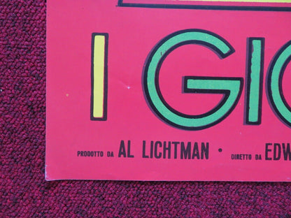 THE YOUNG LIONS ITALIAN FOGLIO ROLLED POSTER MARLON BRANDO DEAN MARTIN 1958 Movie posters