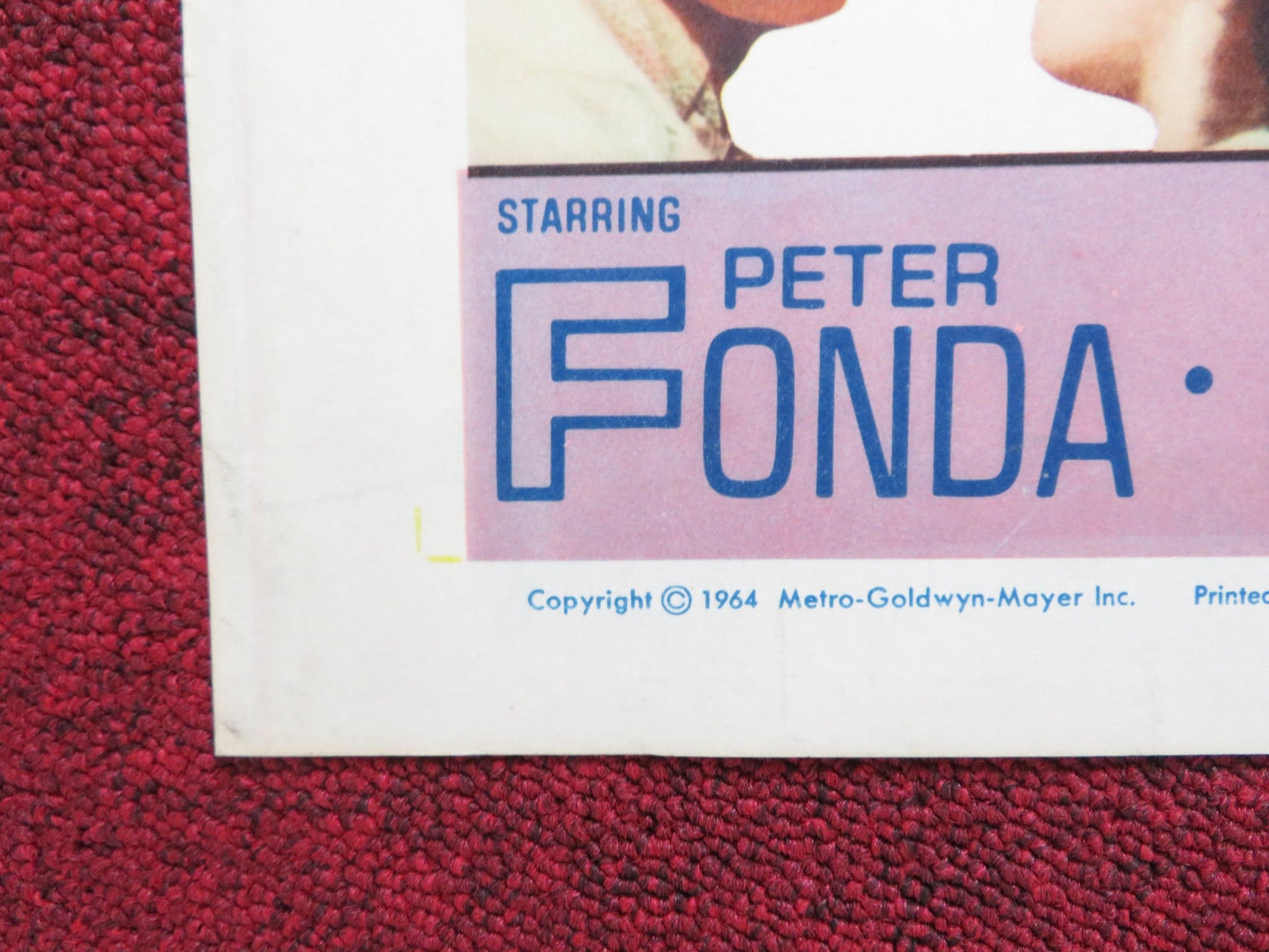 THE YOUNG LOVERS US HALF SHEET (22"x 28") POSTER PETER FONDA SHARON HUGUENY 1964 Rendezvous Cinema Movie posters