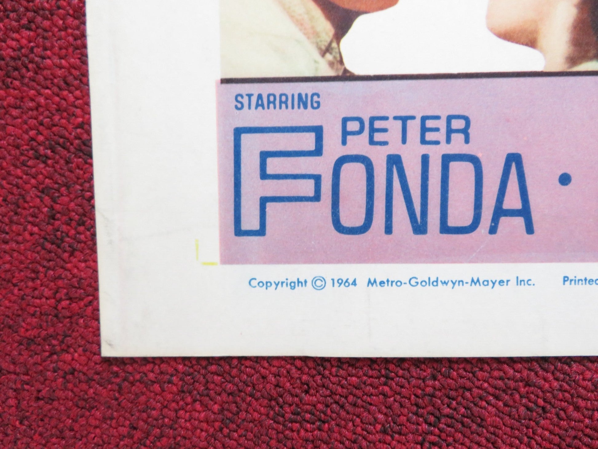 THE YOUNG LOVERS US HALF SHEET (22"x 28") POSTER PETER FONDA SHARON HUGUENY 1964 Rendezvous Cinema Movie posters