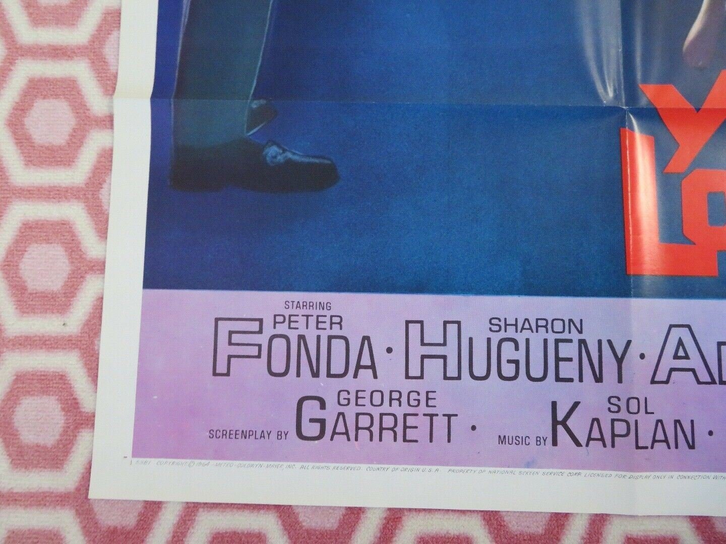 THE YOUNG LOVERS US ONE SHEET POSTER PETER FONDA SHARON HUGUENY 1964 Movie posters