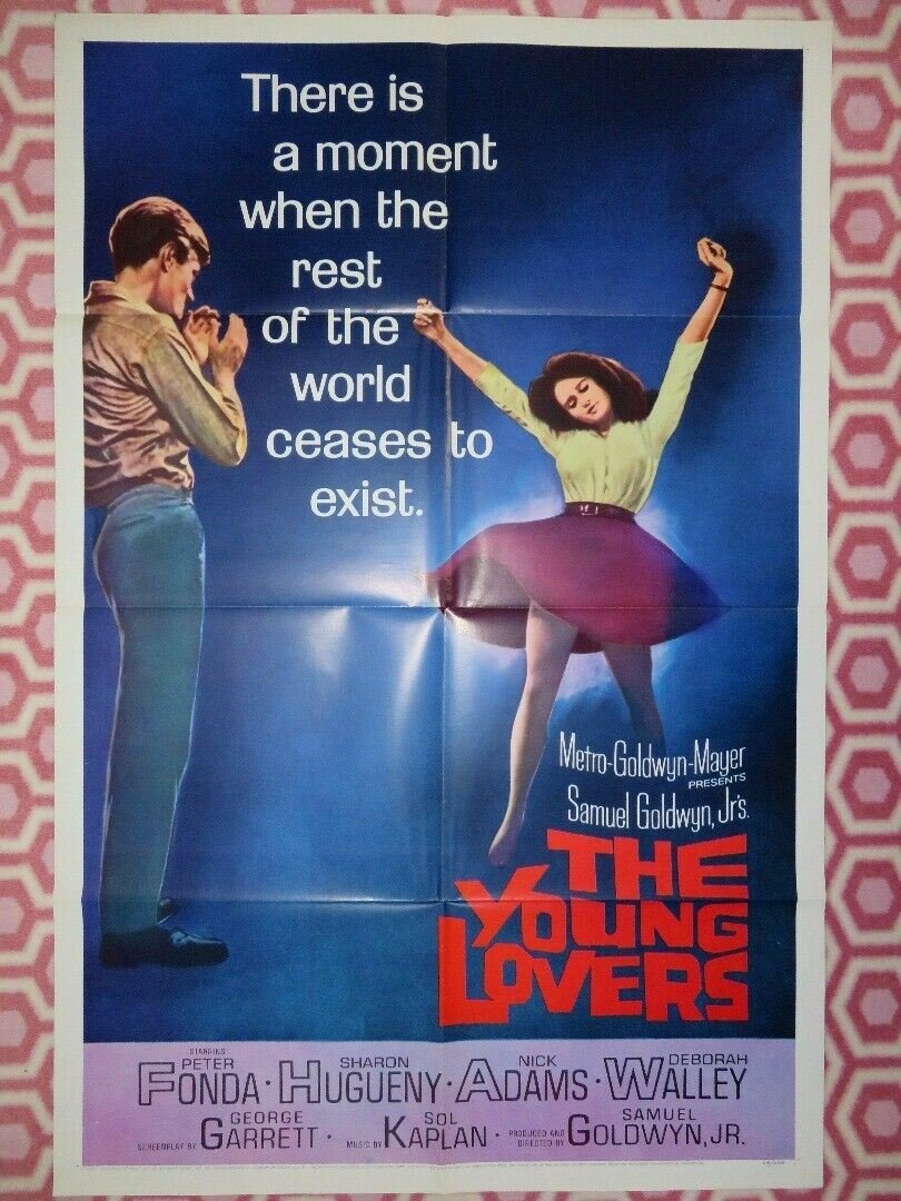 THE YOUNG LOVERS US ONE SHEET POSTER PETER FONDA SHARON HUGUENY 1964 Movie posters