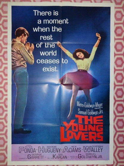 THE YOUNG LOVERS US ONE SHEET POSTER PETER FONDA SHARON HUGUENY 1964 Movie posters