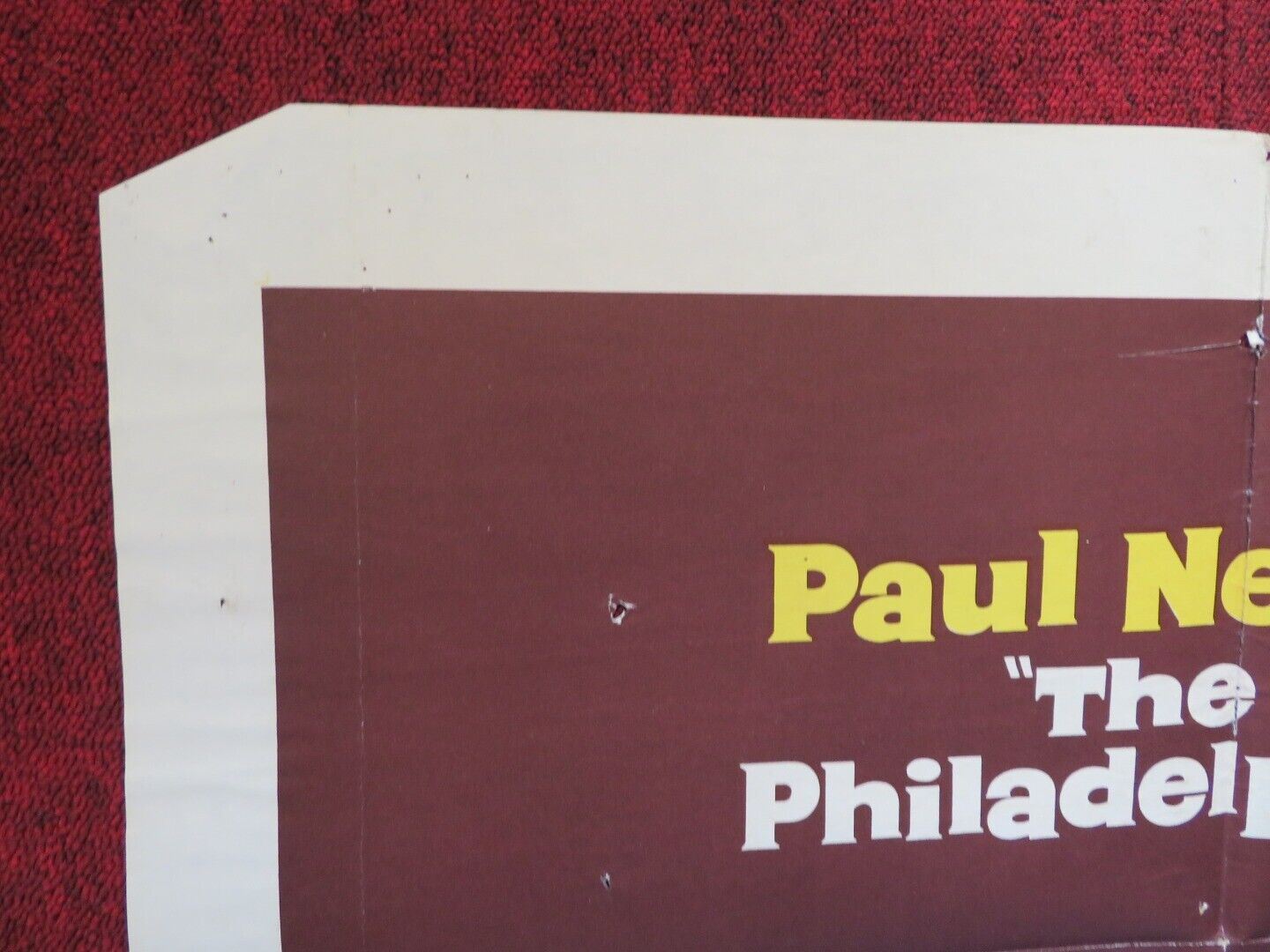 THE YOUNG PHILADELPHIANS FOLDED US ONE SHEET POSTER PAUL NEWMAN 1959 Movie posters