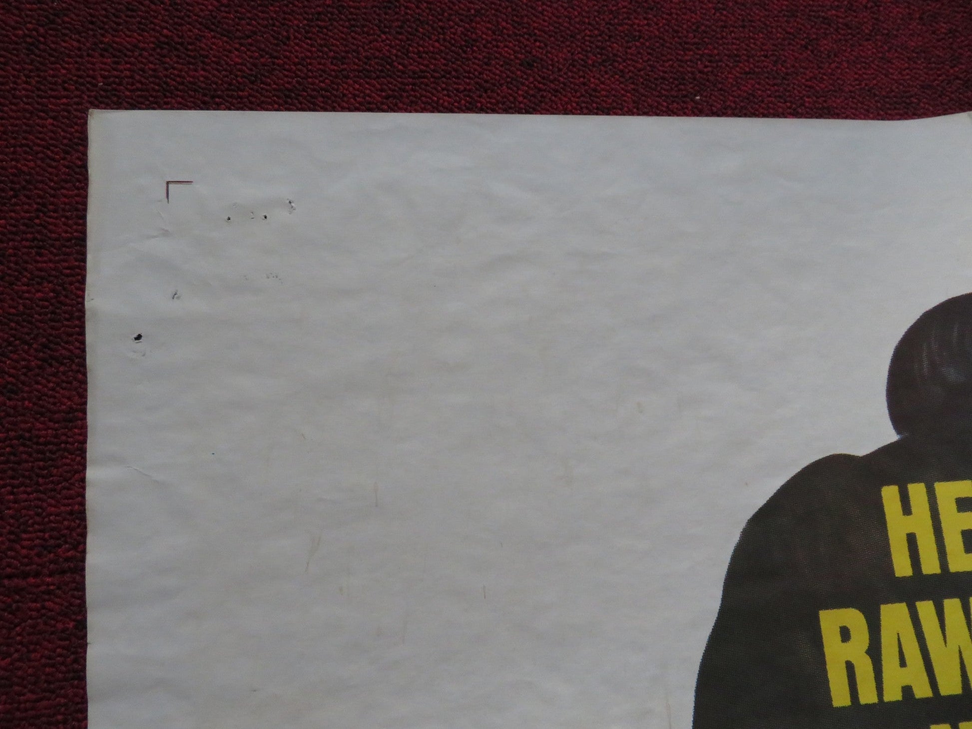 THE YOUNG SAVAGES FOLDED US ONE SHEET POSTER BURT LANCASTER 1961 Rendezvous Cinema Movie posters