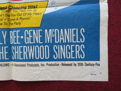 THE YOUNG SWINGERS FOLDED US ONE SHEET POSTER MOLLY BEE ROD LAUREN 1963 Rendezvous Cinema Movie posters