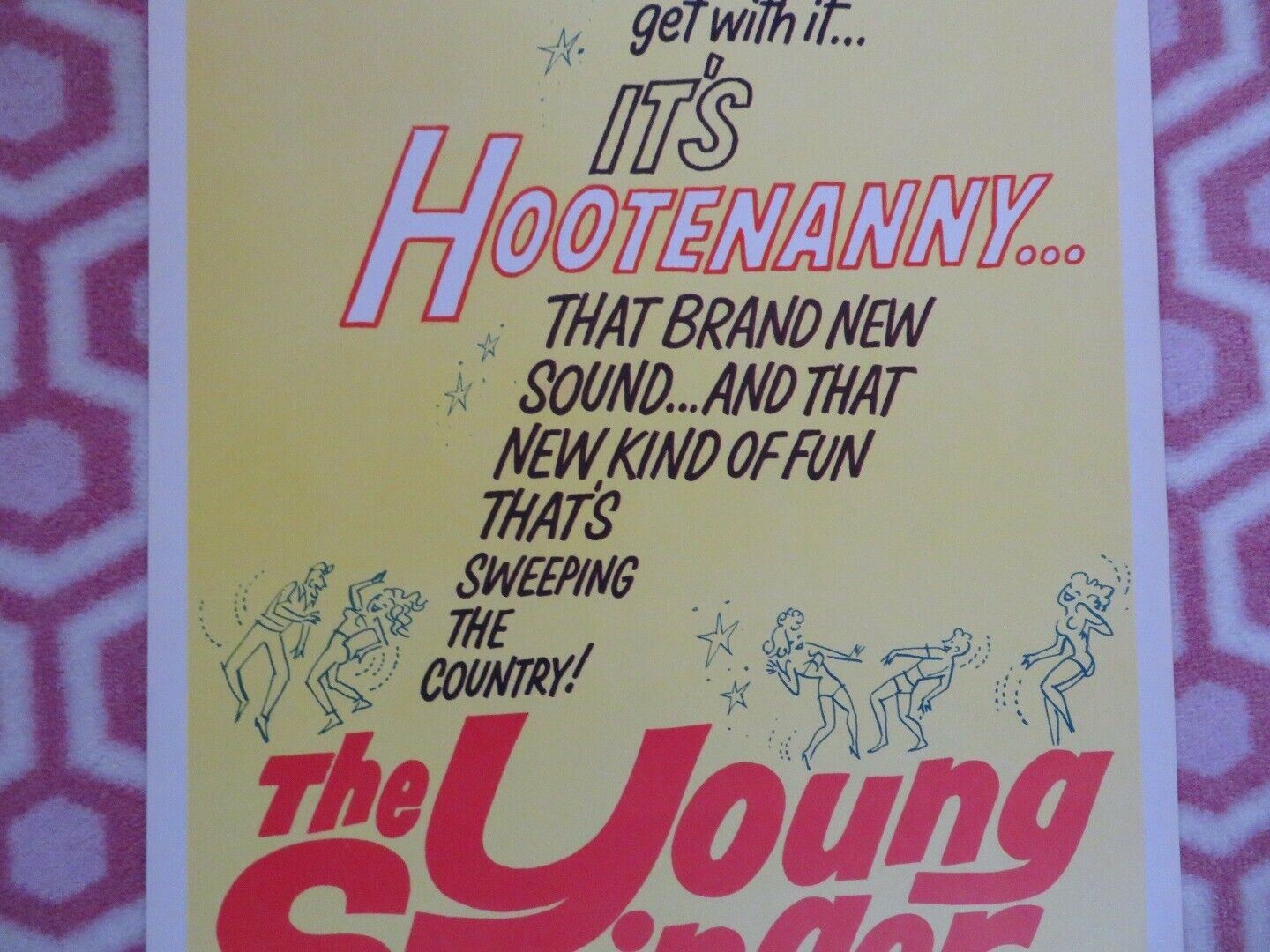 THE YOUNG SWINGERS US INSERT (14"x 36") POSTER ROD LAUREN MOLLY BEE 1963 Movie posters