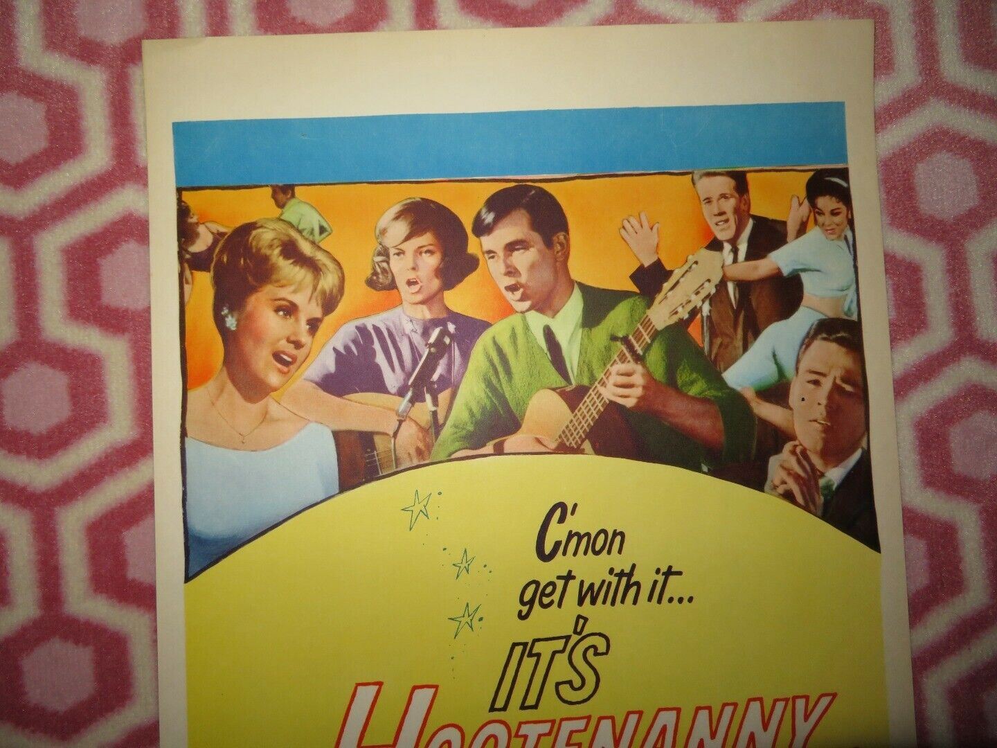 THE YOUNG SWINGERS US INSERT (14"x 36") POSTER ROD LAUREN MOLLY BEE 1963 Movie posters